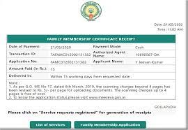 Family Member Certificate