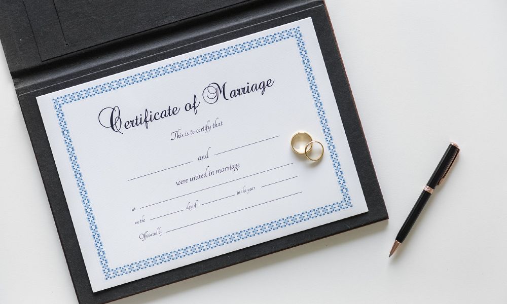 Marriage Certificate