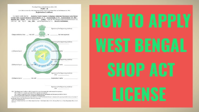 Shop and Establishment License In West Bengal